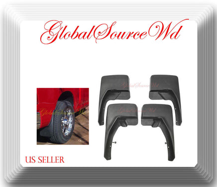 MOLDED SPLASH GUARDS MUD FLAPS - FRONT & REAR FOR 2009-2016 DODGE RAM 1500 