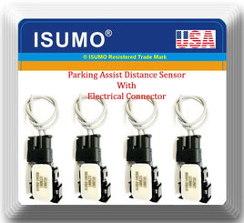 4 x Parking Assist Distance Sensor F/R W/Connector Fits:Toyota 4Runner 2010-2014