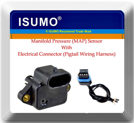 Manifold Pressure (MAP) Sensor W/ Connector Fits: Chrysler Dodge Plymouth