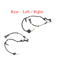 2 ABS Wheel Speed Sensor Wire Harness Rear L/R Fits Hyundai Accent Kia Rio 06-11