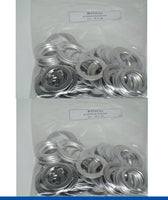 LOT 100 Aluminum Oil Drain Plug Gasket ID:18MM OD:26MM  18-26MM ODW1826MMA
