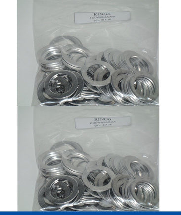 LOT 100 Aluminum Oil Drain Plug Gasket ID:18MM OD:26MM  18-26MM ODW1826MMA