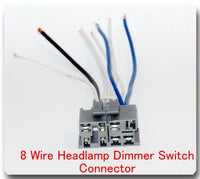 8 Terminal Headlight Dimmer Switch Connector Fits: 1986-1989 Mercury Sable