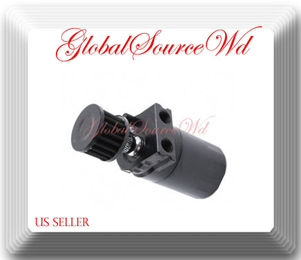 Cylinder Aluminum Engine Oil Catch Reservoir Breather Tank Can w/ Filter Black