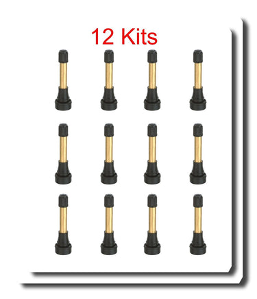 12 Kits TR-602 HP High Pressure Tire Wheel Valve Stems Dia. Inch 0.453 x 2"