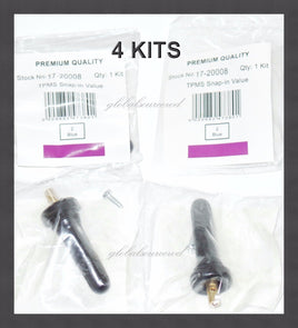 4 TPMS VALVE STEMS Fits: GM Acura Audi BMW Fiat Ford Freightliner Honda Toyota &