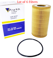 Lot 6 x Oil Filter Fits: Porcshe 911 Boxster Carrera GT Cayenne Cayman 1997-2011