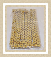 OE Spec Brand New High Quality Gold Chain 520 Gold O-Ring 520-140 Links 520x140