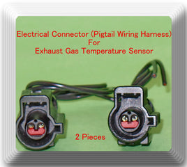 2 Pieces Electrical Connector of Exhaust Gas Temperature Sensor ETS106 Fits:Ford