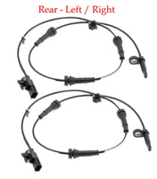 2 x ABS Wheel Speed Sensor & Connectors Rear L/R Fits Nissan Altima 2019-2024