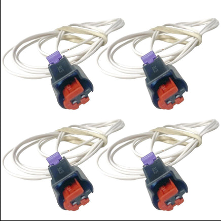 4x ABS Wheel Speed Sensor & Connector Front Rear For ML320 ML430 ML500 ML55 AMG