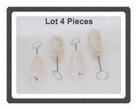 4 Pcs Passenger Lube Swab,Tire changer cotton swab 10-1/2" Standard length