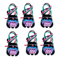 6 x Ignition Coil Connector For Buick Chevrolet GMC Hummer Isuzu Oldsmobile Saab