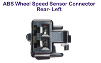 ABS Wheel Speed Sensor Wire Harness +Connector Rear Left Drum For Corolla Matrix
