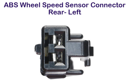 ABS Wheel Speed Sensor Wire Harness +Connector Rear Left Drum For Corolla Matrix