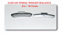 50 Pcs P Style Clip-on Wheel Weight Balance 2oz 56 gram P200 Lead Free