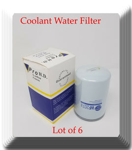 Lot of 6 WF2074 coolant Spin-on Water Filter Fits IC Corporation IHC DT408 DT466