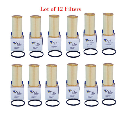 12 x  Engine Oil Filter Made In Korea Fits OEM# 06D115562 Audi Volkswagen