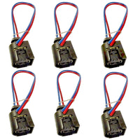 6 x Fuel Injector Connector Fits Audi Porsche Volkswagen V6 3.6L