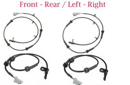 4 ABS Speed Sensor Front-Rear L/R Fits: Nissan Rogue 2008-1014 X-Trail 2008-2012