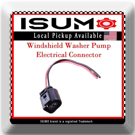 Windshield Washer Pump W/Connector Fit 13593730 Buick Cadillac Chevrolet 2010-20