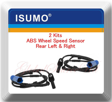 2 Kits ABS Wheel Speed Sensor Rear Left or Right Fits: BMW Alpina B7 745 750 760