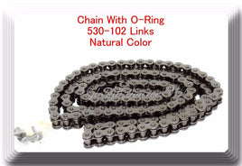 O-Ring Drive Chain Natural Color Pitch 530x102 Links FIT Honda Kawazaki Yamaha