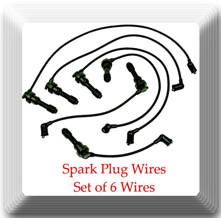 Set 6 Wires Spark Plug Wire Set Fits: Dodge Stealth Mitsubishi 3000GT Diamante 