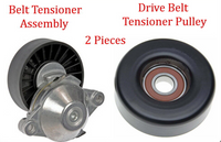 2 Pcs Belt Tensioner &Belt Tensioner Pulley Fits: Saturn S Series SL SC SW 1.9L