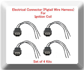 4 Kits Electrical Connector of Ignition Coil For UF-655  Fits Mazda 2 2011-2017