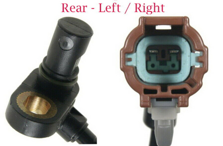 2 x ABS Wheel Speed Sensor  & Connector Rear L/R Fits:Q56 Armada Pathfinder