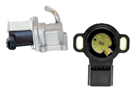 2Pc Idle Air Control Valve & Throttle Position Sensor Fits:626 Protege Protege5