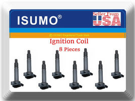 Set of 8 Ignition Coil Fits: OEM# 90919-02254 GS460 2008-2011 V8 4.6L