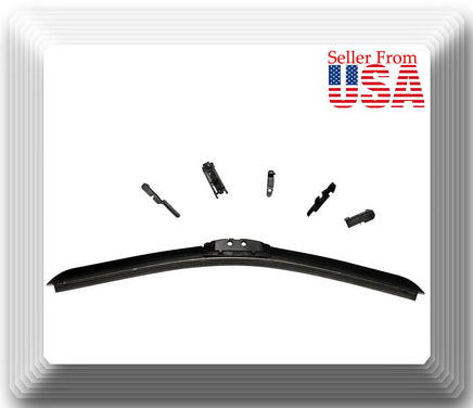 10 x SMP17 Wiper Blade Frame-Less 17" Inch W/Universal Adapt & 6 special adapter