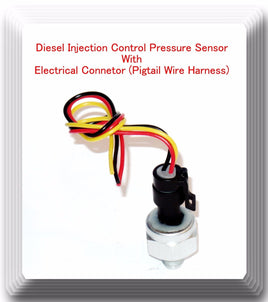 Diesel Injection Control Pressure Sensor W/Connector Fits:International 98-04