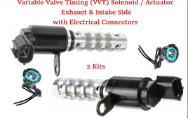 2 Variable Timing Solenoid Actuator ُL/R w/connectors For Hyundai Kia 2012-2018