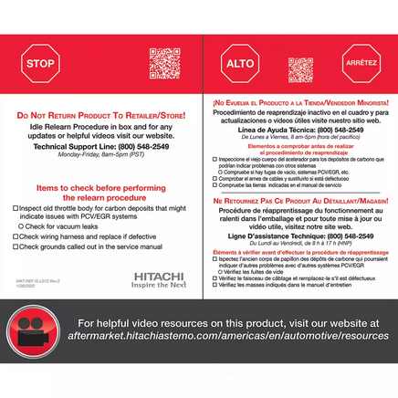 Fuel Injection Throttle Body Hitachi ETB0024 hIGHEST QUALITY IN MARKET