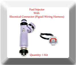 Fuel Injector 195500-4060 W/ Electrical Connector Fit:Mazda MX-5 Miata 2001-2005