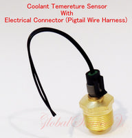 Coolant Temperature Sensor w/ Electrical Connector Fits: Detroit Diesel Serie 60