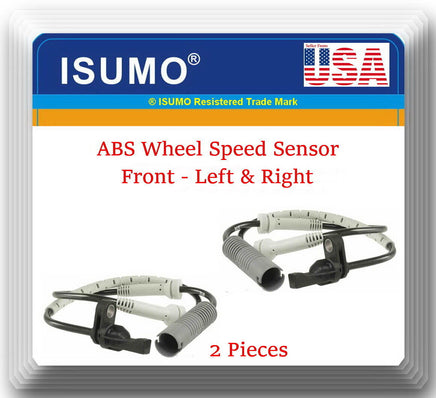 2 ABS Wheel Speed Sensor Front Left & Right Fits:128 135 323 325 328 330 335
