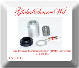 100 packs 20004 TPMS Sensor Service Kit Fits:Buick Cadillac Chevrolet GMC Saab &