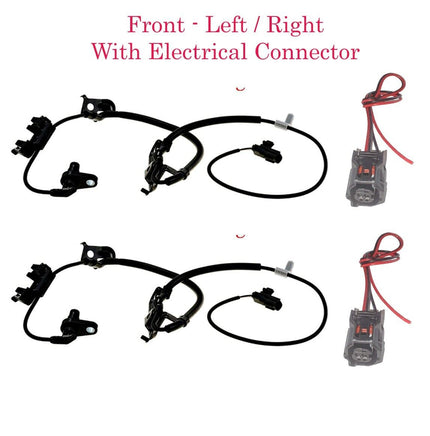 2 ABS Wheel Speed Sensor & Connector Front L/R Fits Sienna 2011-2020 2.7L 3.5L