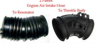 2 Pcs Air Intake Hose To Throttle Body & to Rasonator Fit Civic 2006-2011 L4.18L