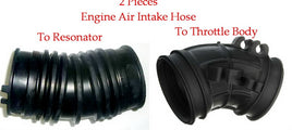 2 Pcs Air Intake Hose To Throttle Body & to Rasonator Fit Civic 2006-2011 L4.18L