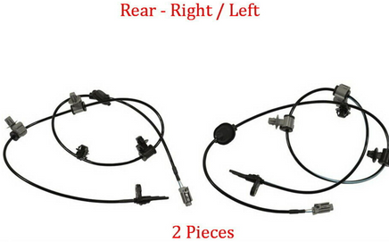 2 x ABS Wheel Speed Sensor + Connectors L/R  Rear Fits V Crosstrek Forester