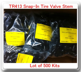 500 VALVES SNAP-IN TUBELESS TIRE VALVE STEMS TR413 SNAP IN (V-PRO BRAND)