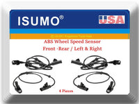 4x ABS Wheel Speed Sensor Front -Rear Left & Right Fits Land Rover LR3 2005-2009