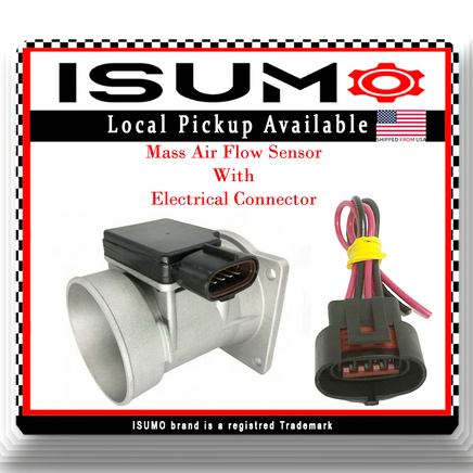 Mass Air Flow Meter Sensor  W/Connector Fits: Aerostar Ranger Tempo Topaz