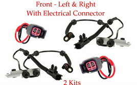 2 ABS Wheel Speed Sensor Front W/Connector L&R For Town & Country Grand Caravan