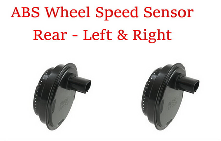2 ABS Wheel Speed Sensor W/ Connectors Rear Left & Right Fits ES350 Camry Solara
